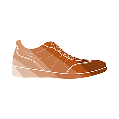 Image showing Man Casual Shoe Icon