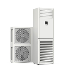 Image showing Big floor standing air conditioner