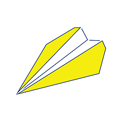 Image showing Paper plane icon