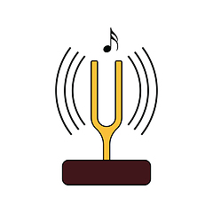 Image showing Tuning fork icon