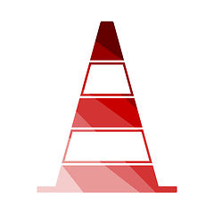 Image showing Icon Of Traffic Cone