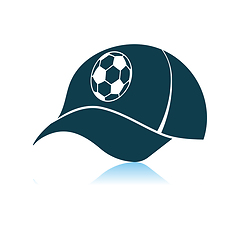 Image showing Football Fans Cap Icon