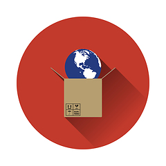 Image showing Planet in box