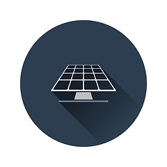 Image showing Solar energy panel icon