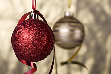 Image showing Christmas ball background