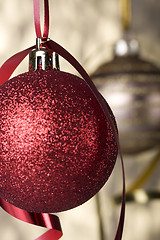 Image showing Christmas ball background