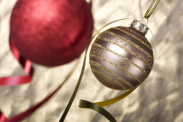 Image showing Christmas ball background