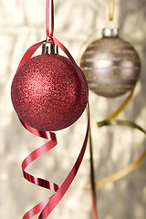 Image showing Christmas ball background