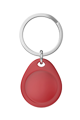 Image showing Red RFID key fob