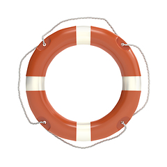 Image showing Front view of lifebuoy ring