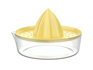 Image showing Yellow citrus juicer