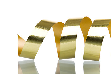 Image showing golden ribbon