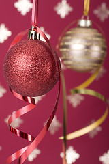 Image showing Christmas ball background