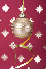 Image showing Christmas ball background