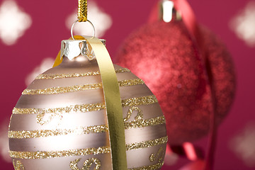 Image showing Christmas ball background