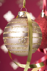 Image showing Christmas ball background