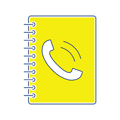 Image showing Phone book icon