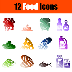 Image showing Food Icon Set