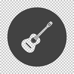 Image showing Acoustic guitar icon