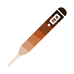 Image showing Medical thermometer icon