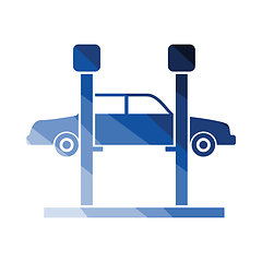 Image showing Car lift icon