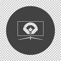 Image showing Baseball tv translation icon