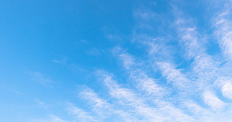 Image showing cloudy morning sky nature background