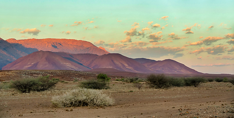 Image showing Brandberg Mountain in Namibia, Africa wilderness