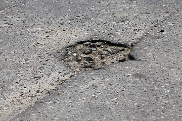 Image showing asphalt on the road