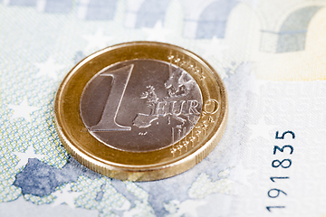 Image showing one euro