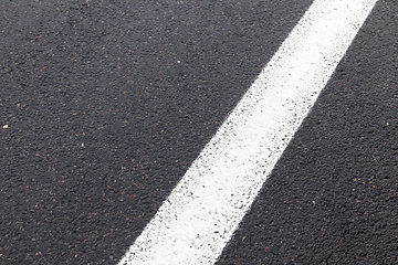 Image showing wet asphalt road