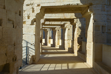 Image showing Old Roman colosseum. Arles, France