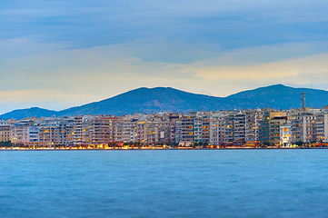 Image showing Thessaloniki waterfront skyline, Greece