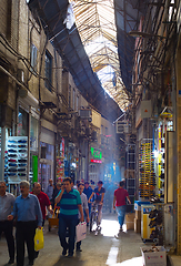 Image showing People Tehran Grand Bazaar. Iran