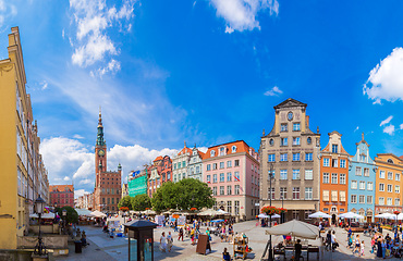 Image showing Gdansk-Old City-Long Market street