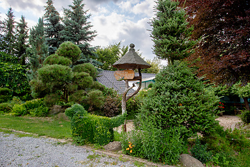 Image showing Beautiful colored summer garden