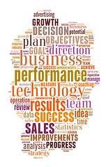 Image showing wordcloud illustration of business words