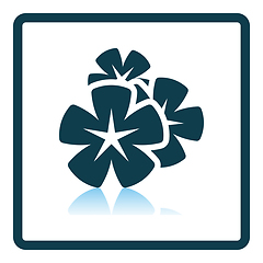 Image showing Frangipani Flower Icon