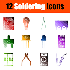 Image showing Soldering Icon Set