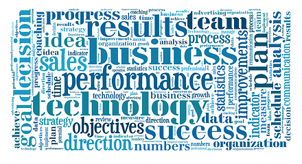 Image showing wordcloud illustration of business words