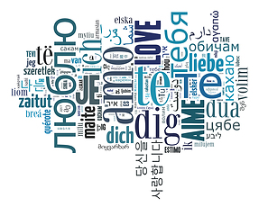 Image showing wordcloud Love you in different languages