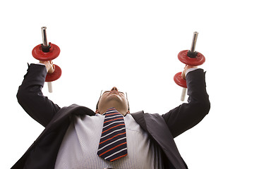 Image showing businessman strength
