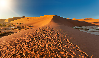 Image showing beautiful landscape Hidden Vlei in Namibia Africa