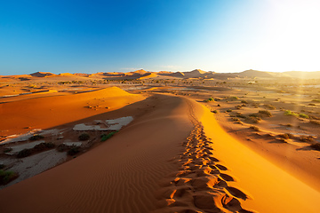 Image showing beautiful landscape Hidden Vlei in Namibia Africa