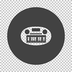 Image showing Synthesizer toy icon