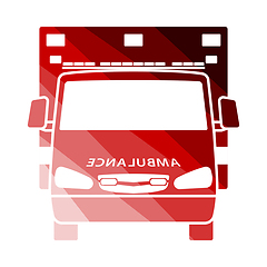 Image showing Ambulance Icon Front View