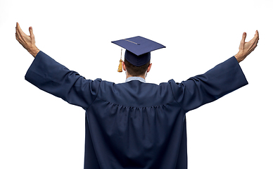 Image showing graduate student or bachelor celebrating success