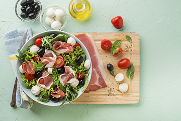 Image showing Prosciutto salad