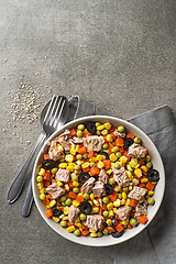 Image showing Tuna corn salad