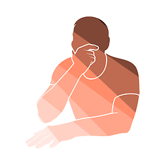 Image showing Thinking Man Icon